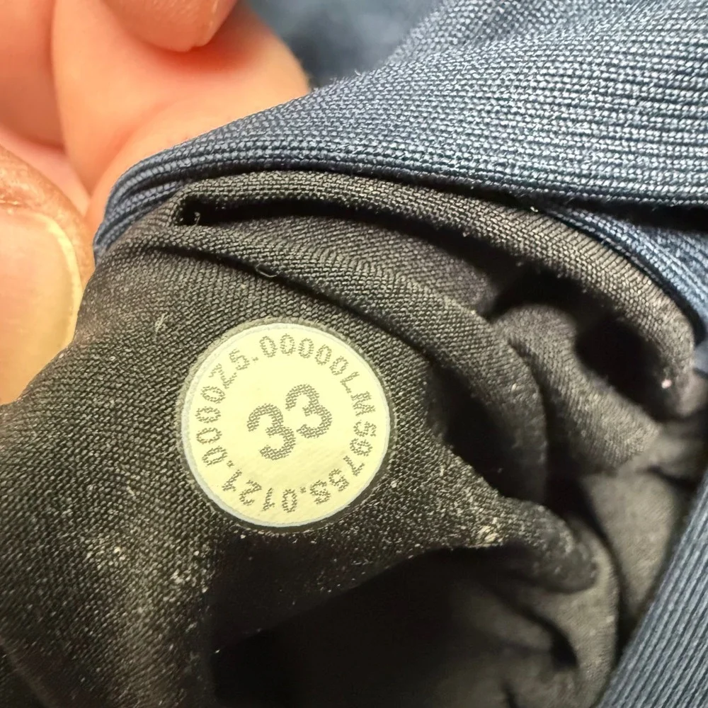 Lululemon Commission ABC Pant‎ Men 33x31 Blue Slim Fit Warpstreme Trousers